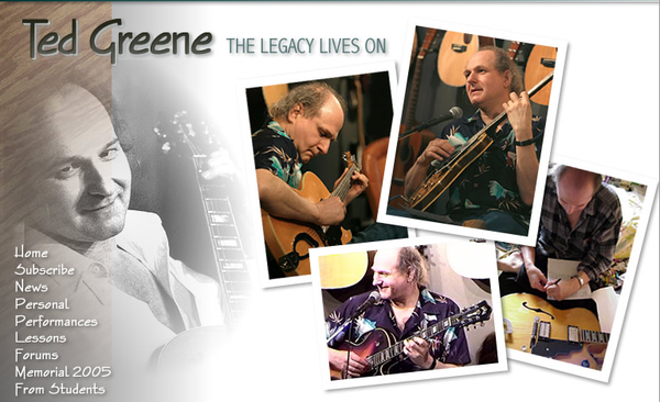 Get Lessons and Arrangements at TedGreene.com