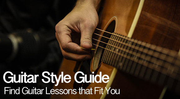 The Guitar Style Guide: Find Guitar Lessons that Fit You