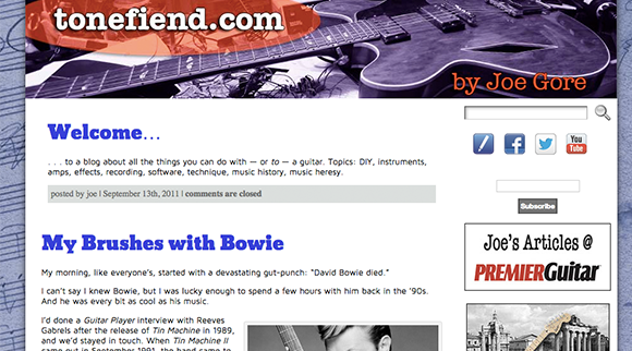 5 More Great Guitar Blogs Worth A Follow