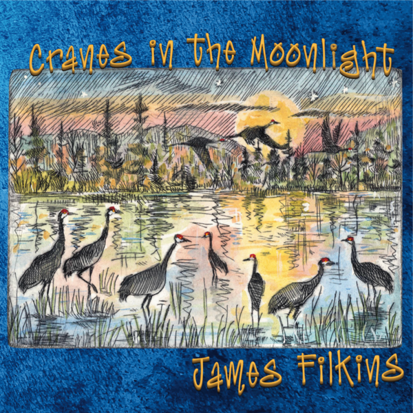 Cranes in the Moonlight by James Filkns