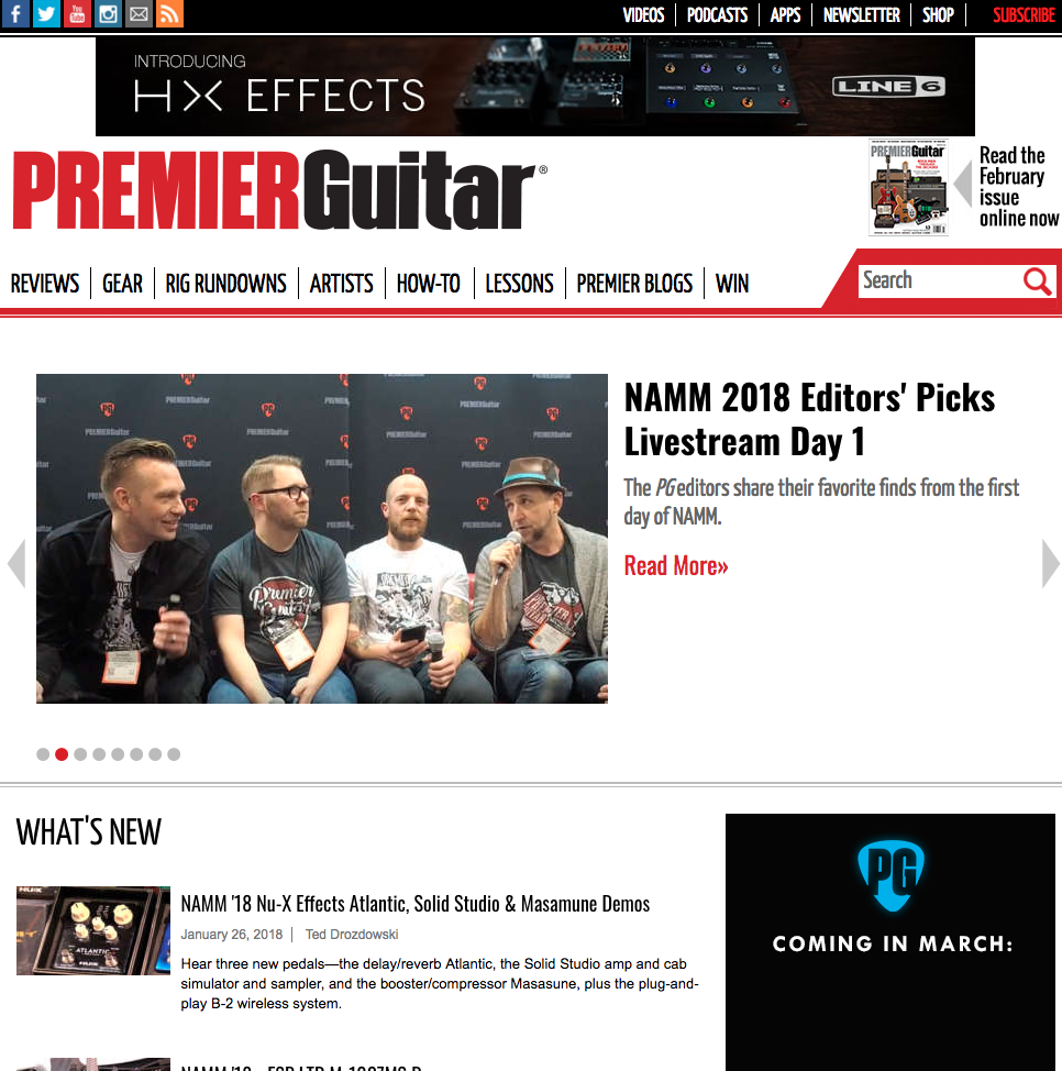 Premier Guitar Blog