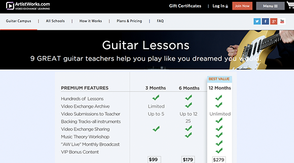 Learn Guitar with ArtistWorks---The-Top-5-Beginner-Guitar-Lessons-Series