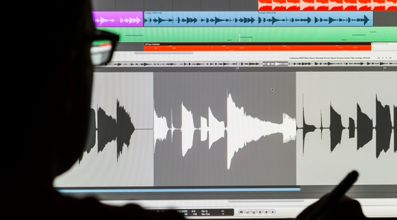 Sound wave forms - audio signals