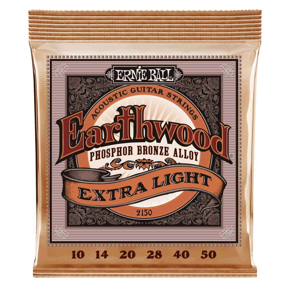 Product Image of Ernie Ball 2146 Earthwood Medium Light Acoustic Phosphor Bronze String Set (12 - 54)