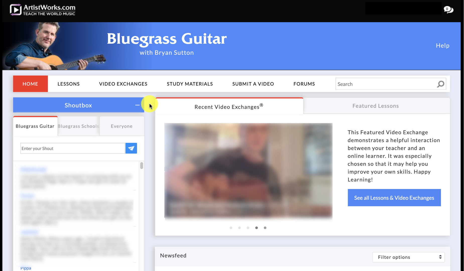 Dashboard screenshot of Flatpick Guitar With Bryan Sutton course