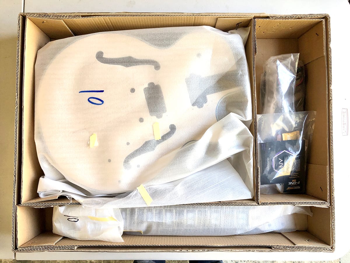 Guitar Kit when it arrived